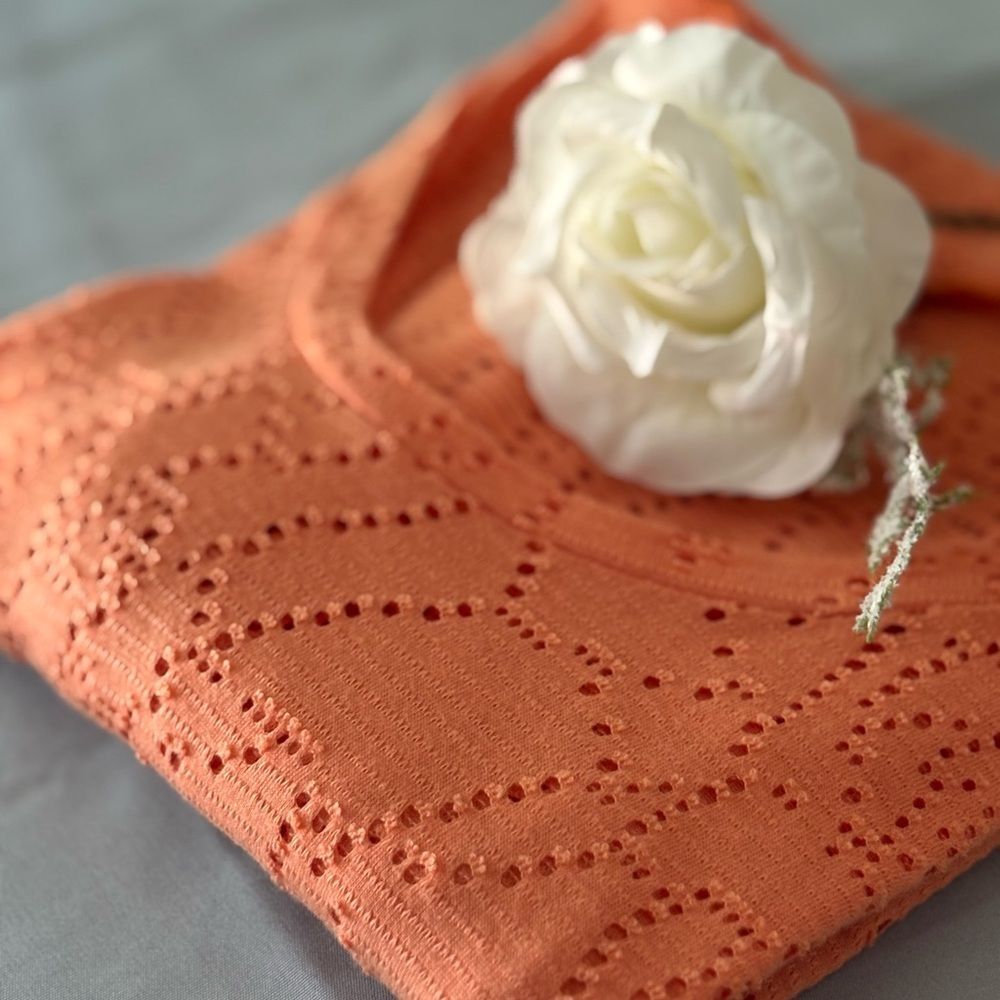 BKE Orange Long Sleeve Women's Tee - Picture 3 of 9